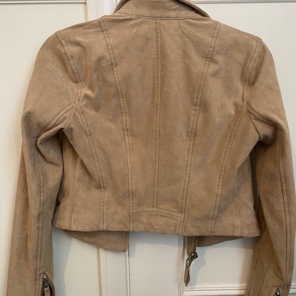 Abercrombie and fitch suede moto jacket - Picture 2 of 3